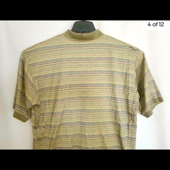 Medinah Country Club Jeff Rose 3 button Golf/Polo Shirt Like New Italian Made - Picture 4 of 5